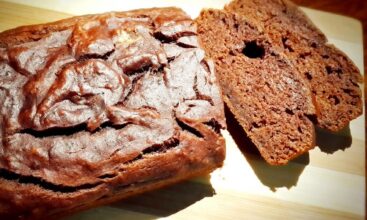 Healthy Vegan Chocolate Banana Bread