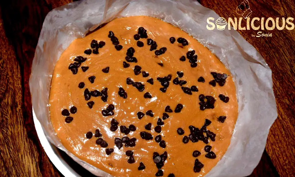 Coffee Date cake before Baking