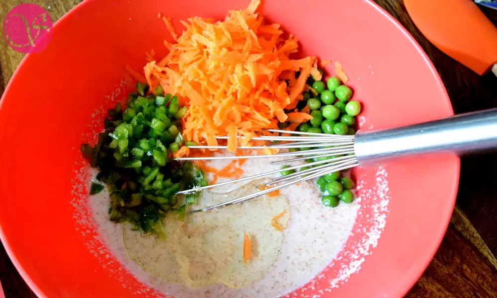 Vegetables and semolina mixture Vegetables and semolina mixture