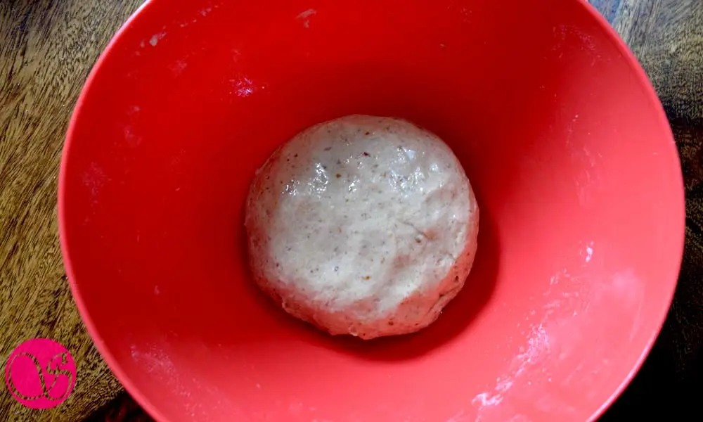 Aloo Tikki Burger Dough before proofing Aloo Tikki Burger Dough before proofing