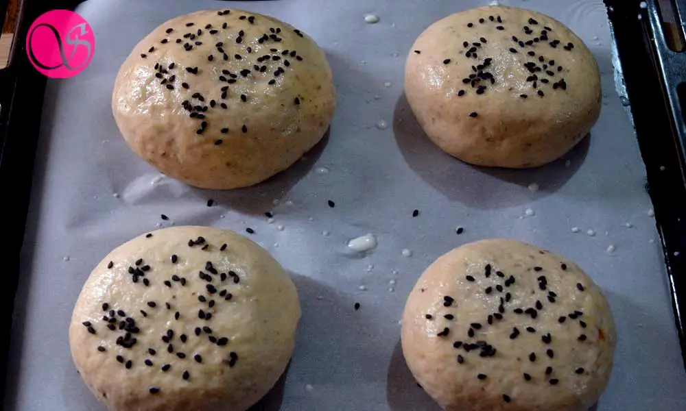 Aloo Tikki Burgers before bake Aloo Tikki Burgers before bake