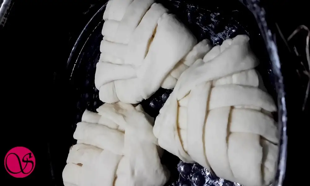 Raw Braided Nutella Rolls