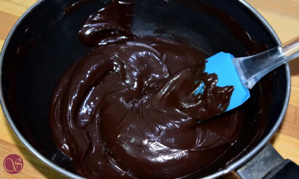 Melted chocolate