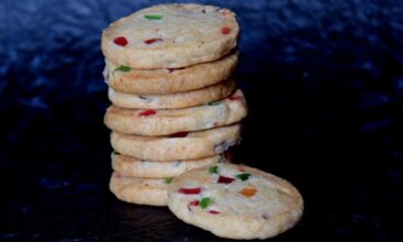 Eggless Tutti Frutti Cookies Recipe: Delightful Candied Fruit Cookies