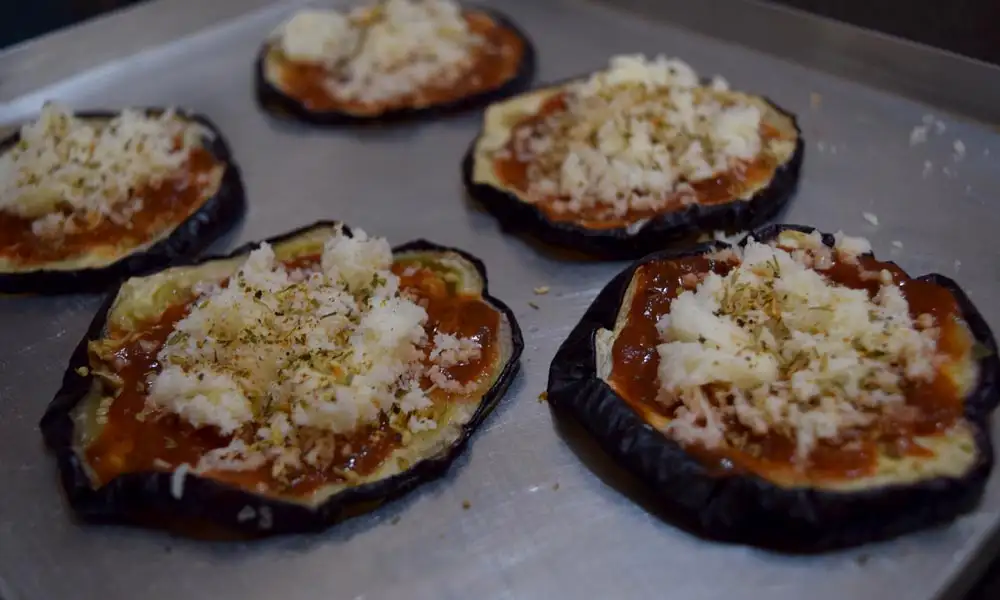 Low Carb Eggplant Pizza