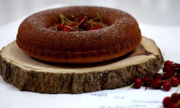 Eggless Semolina Cake with tutti-frutti