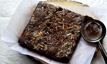 Cranberry Biscuit Brownies | Chocolate Biscuit Brownies Recipe