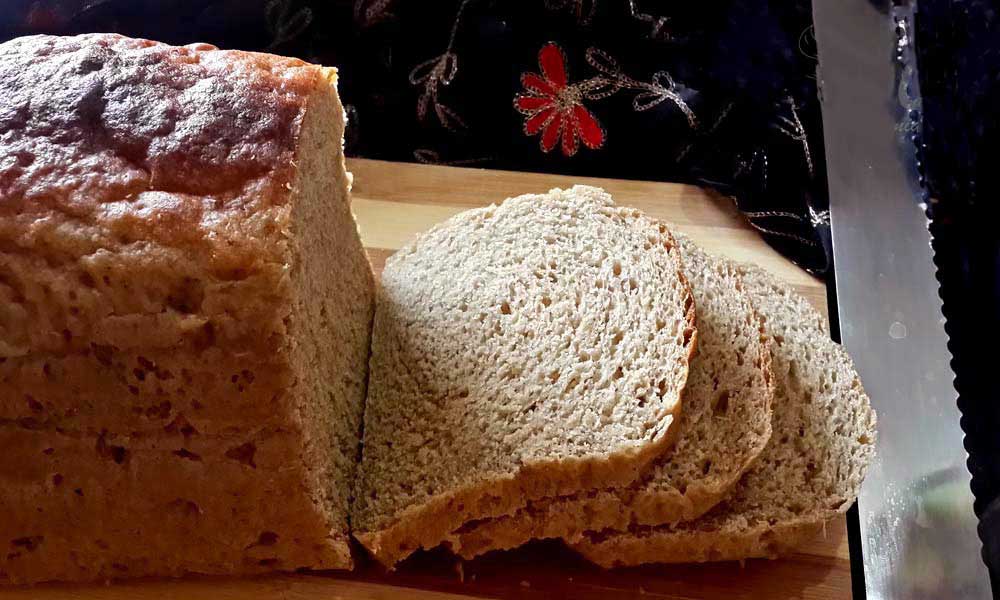 nutritious multigrain sandwich bread sliced