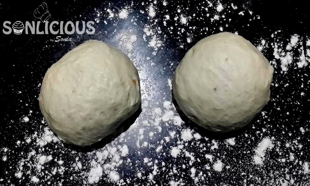 Dough balls for Kulcha