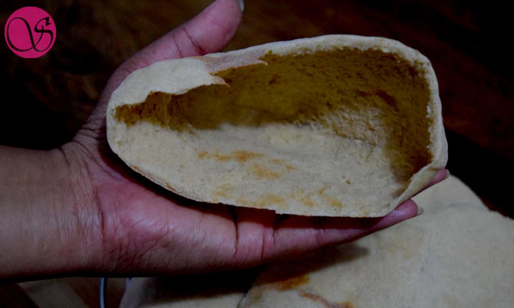 Pocket of Pita bread