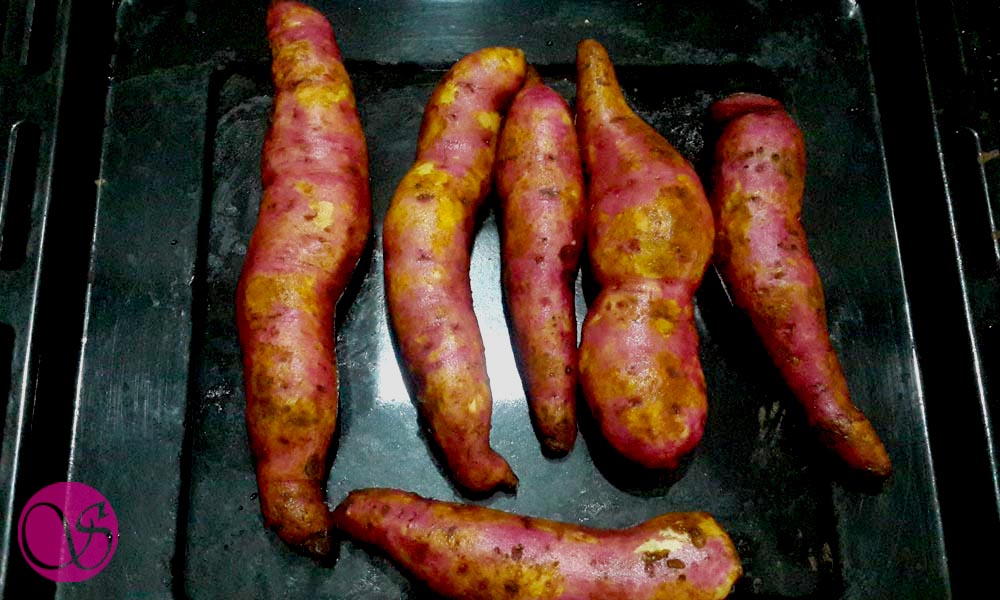 How to make Baked Sweet Potatoes and Honey Salad